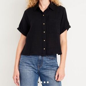 OLD NAVY Button-Down Short Sleeve